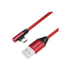 LogiLink - USB cable - 24 pin USB-C (M) angled to USB (M | CU0145