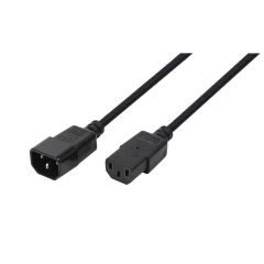 LogiLink CP091 - 1.8 m - C14 coupler - C13 coupler - 250 V - 10/1