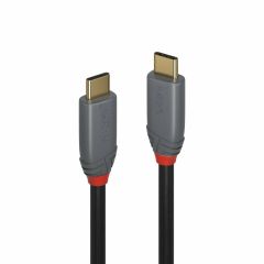 Lindy 2m USB 3.2 Typ C Kabel 5A PD Anthra Line - 2 m | 36903