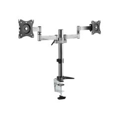 LogiLink Dual monitor desk mount - Mounting kit - adjust | BP0077