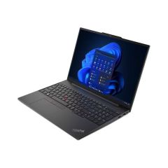 Lenovo LENOVO NOTEBOOK THINKPAD E16 G2, INTEL ULTRA 5 125U, 3.6GHz-4.3GHz/12MB, 12 CORES, 16GB, 512GB SSD M.2 2242 PCIe, INTEL GRAPHICS, 16' WUXGA 1920x1200, IPS 300NITS, ANTGL, LAN, WIFI6E, USB, USB-C, USB4, HDMI, WIN 11 PRO, 3YW, BLACK (21MA0020CY), image 