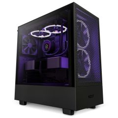 NZXT H5 Flow - Midi Tower - PC - Black - ATX - micr | CC-H51FB-R1