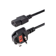 StarTech.com 6ft (1.8m) UK Computer Power Cable, 18AWG | PXT101UK