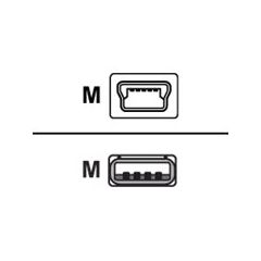 Zebra - USB cable - mini-USB Type B (M) to USB (M) | 800300-564EM