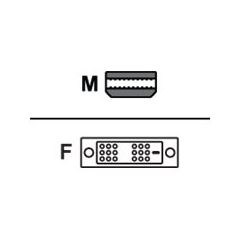 AMD - Adapter - Mini DisplayPort (M) to DVI-D (F) | 199-999393