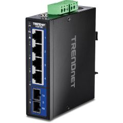 TRENDnet 5PORT HARDENED INDUSTRIAL GIGABIT DINRAIL TIG51SC