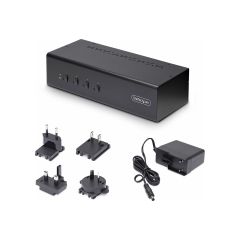 StarTech.com 4-Port Dual-Monitor DisplayPor | P4DD46A2-KVM-SWITCH