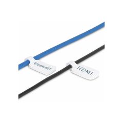 StarTech.com 3.5in (9cm) Cable Labels, 100 Pack  | CABLE-TAG-HLWH