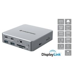 Conceptronic Dock USBC>2xHDMI 2xUSBC 4xUSBA DP GbE DONN25G