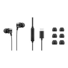 Lenovo Go - Earphones with mic - in-ear - black - fo | 4XD1J77351