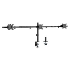 Equip 17"-32" Articulating Triple Monitor Desk Mount Bra | 650158
