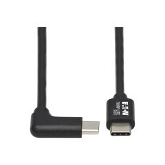 USB cable - 24 pin USB-C (M) right-angled to 24 p | U040-01M-C-RA