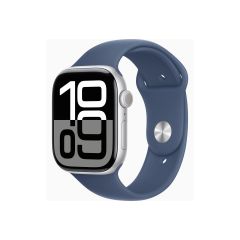 46 mm - silver aluminium - smart watch with sport ban | MWY13QF/A