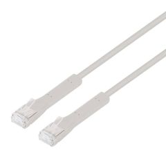 IntellinetCat6a FFTP FlexiBoot Slim Network Patch Cable, 2 m, Gray