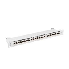 Lanberg PPS7-1024-S, Cat7, F/UTP (FTP), Grey, ABS, Metal, Rack mo