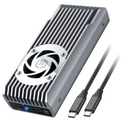 GrauGear externes Gehäuse M.2 NVMe mit Lüfter 20Gb | G-M206-20G-F