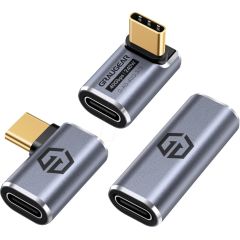 GrauGear 40Gbps USB-C Adapter Aluminium 3er Pack - A | G-AD-40G-3