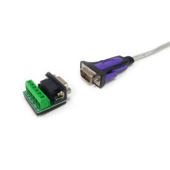 Equip USB-A to Serial RS-422/485 DB9 adapter cable, Grey | 133387