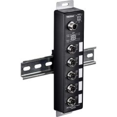 TRENDnet 5-PORT INDUSTRIAL EN50155 M12 - GIGABIT POE+  | TI-XPG50