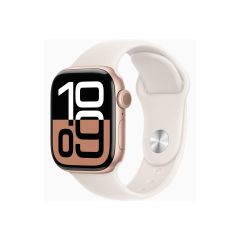 rose gold aluminium - smart watch with sport band - f | MWWH3QF/A