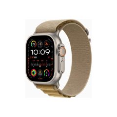 smart watch with Alpine Loop - textile - tan - band s | MX4F3FD/A