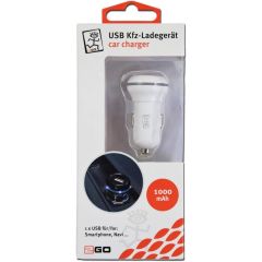2GO Car Charger USB  White 794921