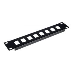 EQUIP KEYSTONE PATCHPANEL 10" 1U, BLACK EZKP10B