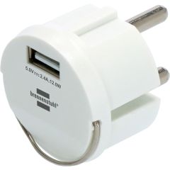 Brennenstuhl 1508110, USB, White, IP44, 2.4 A, 5 V, 2.4 A