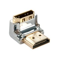 Lindy CROMO Down - HDMI right angle adapter - HDMI male t | 41505