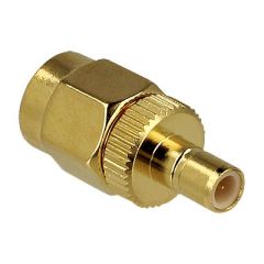 Delock - RF adaptor - SMB male to SMA male - gold | 88830