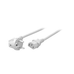 EFB Elektronik Power Cable CEE7 7 90 - C13, White3 EK588WS.1.8V2