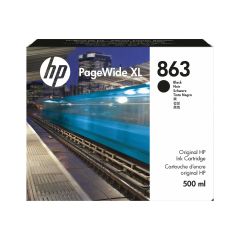 HP 863 - 500 ml - black - original - PageWide XL - ink c | F9K41A