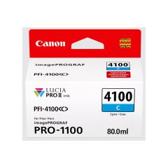 Canon PFI-4100 C - 80 ml - cyan - original - hanging b | 6778C001