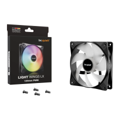 be quiet! Light Wings LX 120mm ARGB Black PWM Fan | BL120, image 
