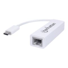 Manhattan USB-C to Gigabit (10/100/1000 Mbps) Network Ad | 507585