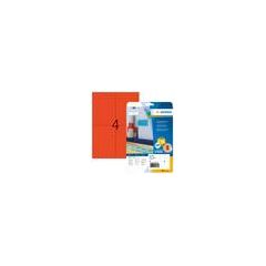 HERMA 4562 Red Rectangle A4 Universal Matte LaserInkjet 4562