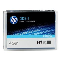 HPE DDS1 2 GB 4 GB for SureStore DAT 24i, Tape 5000e, C5706A