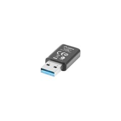 Lanberg NC-1200-WI / Wireless / USB / WLAN / 5000 Mbit/s / Black