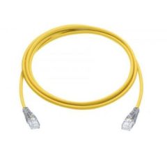 D-Link DLINK PATCH CORD CAT6 UTP 24 AWG, ROUND, 0.25M, YELLOW (NCB-C6UYELR1-025), image 