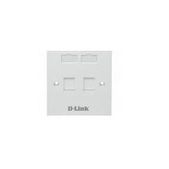 DLINK FACEPLATE, ACCEPT DUAL KEYSTONE JACKS