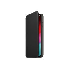 Apple Folio Flip cover for mobile phone leather black MRX22ZMA