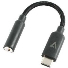V7 USB-C to 3.5mm audio Jack adapter V7UCAUDIOBLK
