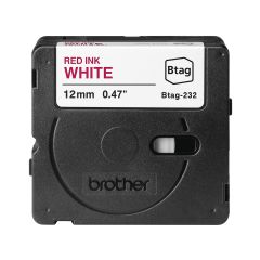 Brother BTAG-232 / Red on white / Brother / P-touch PT- | BTAG232