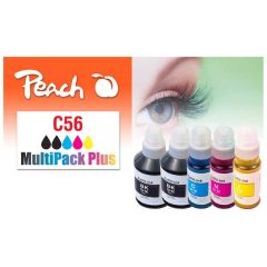 Peach Combi Pack Plus, compatible with Canon GI-56