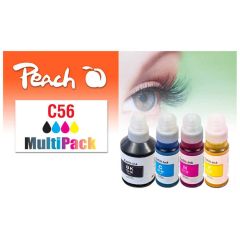 Peach Multi Pack, compatible with Canon GI-56