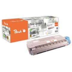 Peach Toner Cartridge yellow, compatible with OKI 44318605