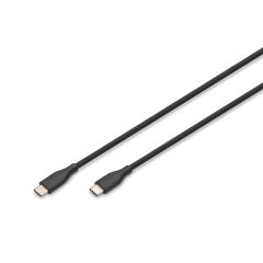 Digitus USB-C silicone connection cable, 1m, bl | AK-300341-010-S