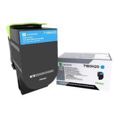 Lexmark X417 - High Yield - cyan - original - toner car | 71B0H20