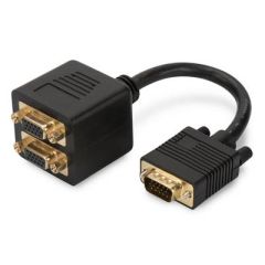 ASSMANN VGA splitter HD15 (VGA) (M) to HD15 AK310400002S