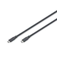 Digitus USB silicone cable, USB 10Gbps, 0.5m, b | AK-300342-005-S